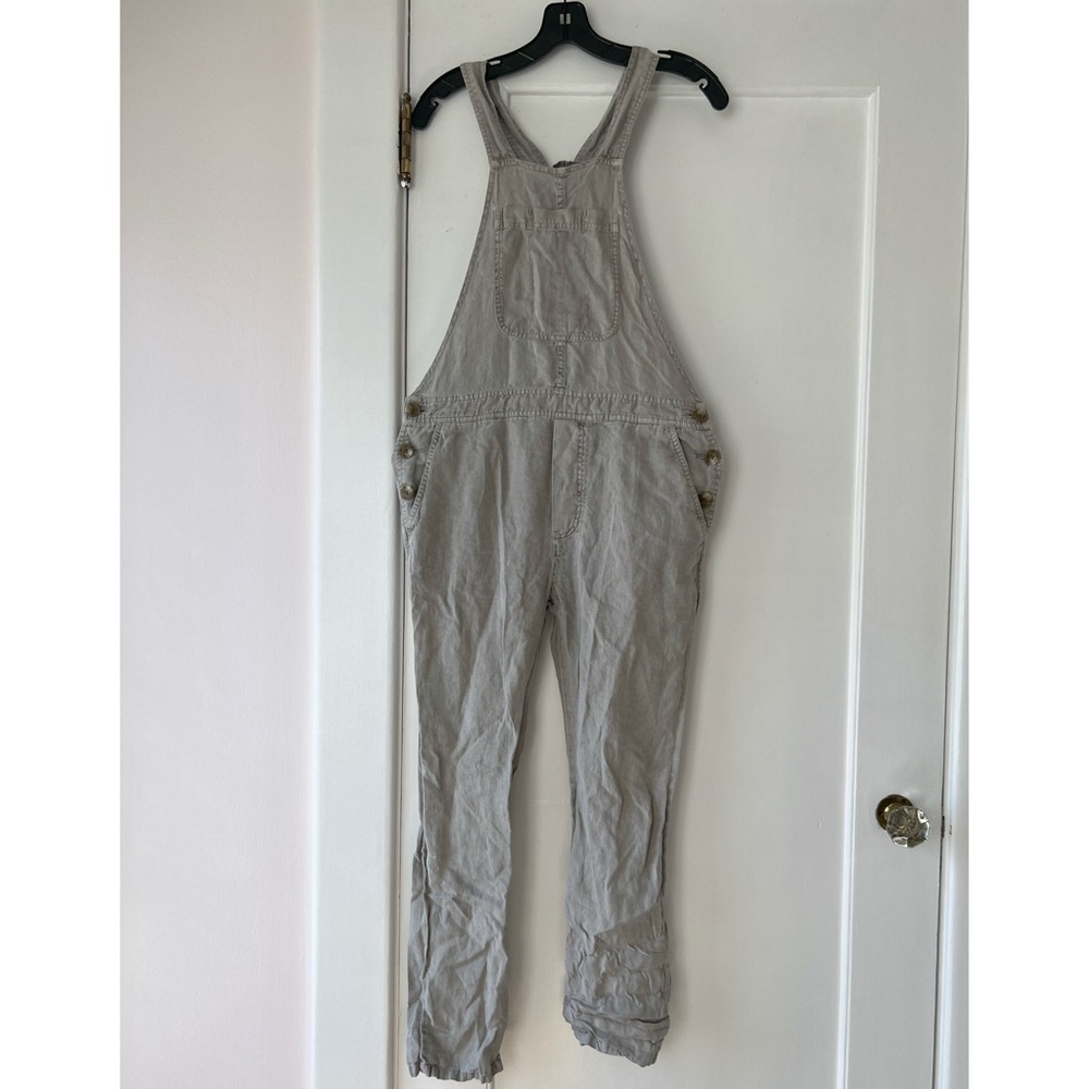 James Perse Summer Linen Overalls